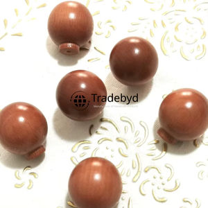 Tradebyd Boutons de tiroir en bois de style bohème Poignées d'armoire sculptées Poignées décoratives pour la décoration intérieure - Product Image 1