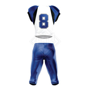 Uniforme de Fútbol Americano Personalizado para Hombre, Último Diseño, Secado Rápido, Transpirable, 100% Poliéster, Ropa Deportiva, Conjunto de Manga Corta - Product Image 2