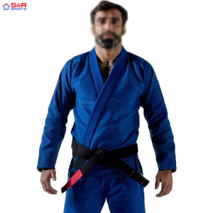 Logotipo personalizado de alta calidad Nuevo diseño de moda Algodón Casual Transpirable Colores sólidos Ligero Secado rápido Jiu Jitsu Uniforme - Product Image 5