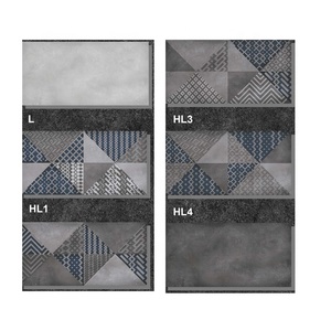 Azulejos de cerámica en forma de rectángulo Azulejos de pared exterior de Villa al aire libre modernos y de moda 300x600MM Azulejos de superficie de piedra oxidada - Product Image 1