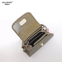 DEJURIOR – Vente en gros d'usine : Ensemble de sacs à main en PU pour femmes avec garniture tressée, fermeture éclair dorée, poignée supérieure – Approvisionnement en vrac, plusieurs couleurs disponibles