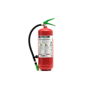 Extincteur à poudre sèche EMME ANTINCENDIO de haute qualité, 6 litres, Green Wave, en aluminium, fabriqué en Italie, modèle 22066-700 EN 3/EN 1866 - Product Image 3
