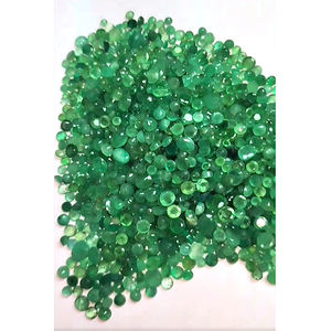 Alta calidad 1179 Uds Esmeralda natural 3/4/5/6mm faceta 254cts lote IROC ventas verde corte de piedras preciosas sueltas US $262 - Product Image 1
