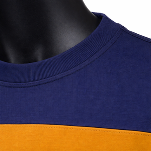 Camiseta de dos tonos con bloques de color para hombre, camiseta informal de manga corta con cuello redondo, ropa de calle para hombre - Product Image 5