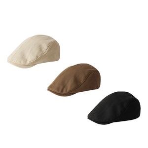 Venta al por mayor boina retro chica pintor sombrero versión coreana Color sólido sombrero delantero japonés para Primavera/Verano lindo playa apropiado - Product Image 1