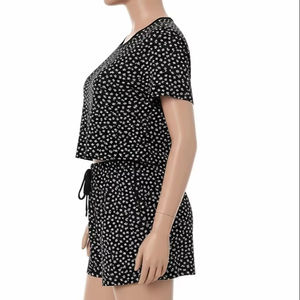 Conjunto de Dos Piezas de Shorts para Mujer, Tela de Poliéster y Elastano, Transpirable, Ligero, Informal, para Uso Diario en Verano, Suministro al por Mayor para Exportación - Product Image 2