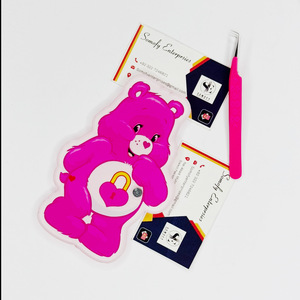 Custom Cute Bear Lash Tiles Plastic Acrylic Lash <b>Palette</b> Lash Holder Eyelash Tile Eyelash Extension Eco-Friendly Sustainable - Product Image 3