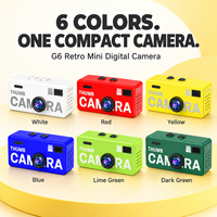 Mini caméra numérique G6 rétro de poche avec enregistrement vidéo 1080P, écran de 0,96 pouce, disponible en 6 couleurs