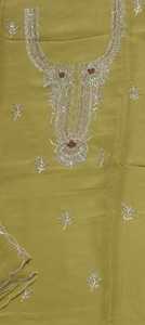 Costumes brodés à la main non cousus de créateur moderne pour femmes Fêtes de style traditionnel indien tendance - Product Image 3