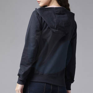 Venta al por mayor transpirable mujeres sudaderas con capucha último estilo de color sólido mujeres sudaderas con capucha personalizadas mujeres sudaderas con capucha - Product Image 3