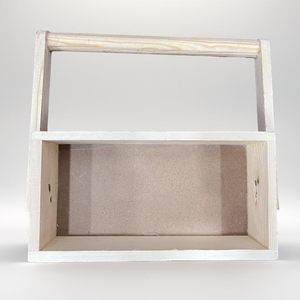 Panier en bois charme rustique panier en bois ferme poignée caisse bois de pin naturel Caddy artisanat organisateur fourre-tout par AYAANS - Product Image 5