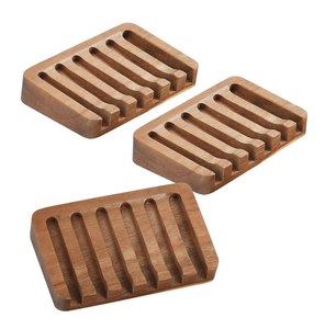 Jabonera Rectangular de Madera, Accesorios de Baño Hechos a Mano de Primera Calidad, Jabonera de Madera al Precio Más Bajo - Product Image 4