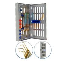 Kit de Levage de Sinus pour Implants Dentaires, Forets/Stoppeurs, Cassette de Stérilisation, Acier Inoxydable, Haute Qualité, Certifié CE, OldMed
