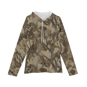 เสื้อฮู้ดดี้ล่าสัตว์ผู้ชายคุณภาพสูง ระบายอากาศได้ดี ลายพรางป่า ลายต้นไม้จริง พิมพ์ลาย 100% โพลีเอสเตอร์ สำหรับฤดูหนาว สั่งทำได้ - Product Image 3