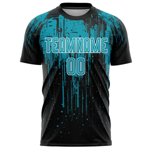 Camiseta de fútbol de poliéster 100% transpirable de secado rápido personalizada/sublimación al por mayor último diseño hombres mujeres camiseta de fútbol - Product Image 1