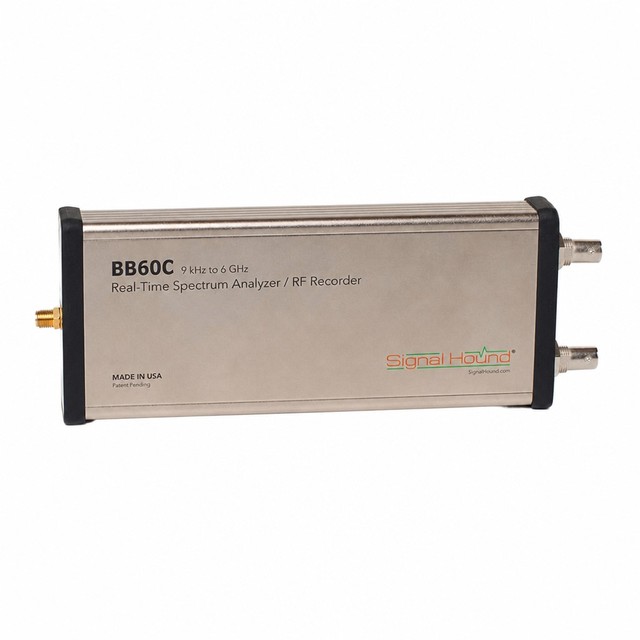 SIGNAL HOUND BB60C: 9 kHz to 6 GHz, 24 GHz/s Speed Real-time Spectrum Analyzer, 1 Year Warranty Professional Grade