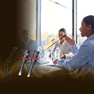 Micrófono de escritorio con indicador LED - Product Image 1