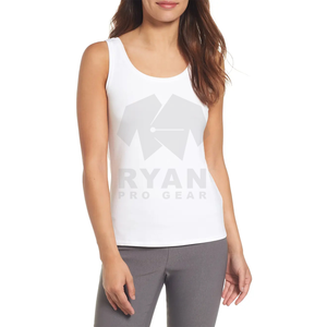 Latest Design Casual Summer Women Tank Top Breathable Cotton/<b>Bamboo</b> <b>Fiber</b> High Quality Customizable Wholesale - Product Image 1