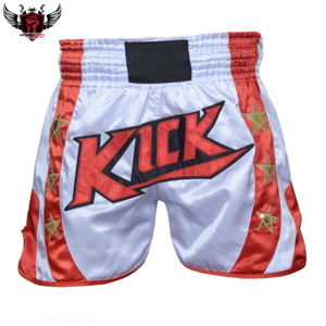 กางเกงกีฬามวยไทยขาสั้นแบบปรับแต่งโลโก้ได้ - Product Image 2