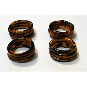 Élégant anneau de serviette moderne en acier inoxydable, accessoire de table en stock pour les repas quotidiens, les dîners à la maison, les rassemblements décontractés, la décoration rustique - Product Image 4