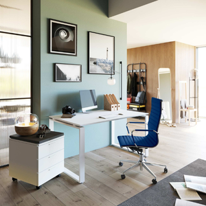 Escritorio de cristal quirúrgico de diseño italiano, muebles de oficina y mesa de estudio, calidad prémium - Product Image 6