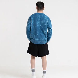 Sudadera de manga larga con cuello redondo para hombre, suéter holgado con estampado de sublimación y hombros caídos, suéter de lana - Product Image 5