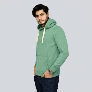 Trendy Men Pullover Hoodie Couleur verte fraîche pour un style urbain Se démarquer dans un style parfait pour chaque saison - Product Image 3