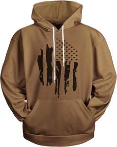 2025 hommes décontracté mode Joker Sublimation pull à capuche meilleure qualité drôle surdimensionné respirant conception solide motif OEM - Product Image 1