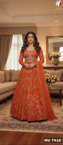 Latest Designer Chinon With HandWork <b>Kurti</b> Set <b>Woman</b> Fashion Manufacturer And Supplier From Surat At Cheap Rate - Product Image 2