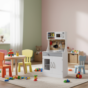 Cuisine en bois pour enfants avec accessoires 90cm 40619 Catégorie de produit Cuisine et jouets alimentaires - Product Image 3