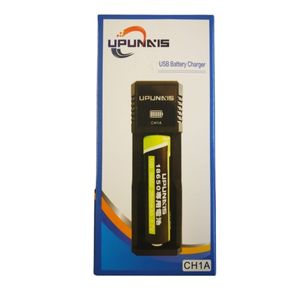 18650 caricabatterie singolo cavo USB Upuna Ch1
