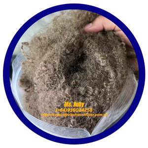 <b>Top</b> Selling 7D HS Brown Eco-Friendly GRS Recycled Polyester Staple Fiber 100% for <b>Toys</b> and Pillows Padding <b>Spinning</b> Material - Product Image 1