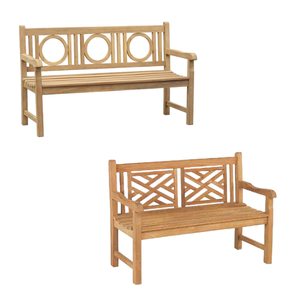 Banc de jardin en teck naturel Banc de patio pour l'intérieur et l'extérieur Mobilier commercial de haute qualité fabriqué en Indonésie - Product Image 3