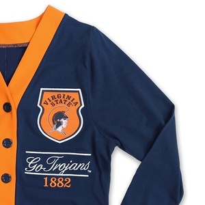 Custom Virginia State University Embroidered VSU Knit <b>Cardigan</b> <b>Sweater</b> For Sorority College <b>Sweater</b> For unisex - Product Image 4