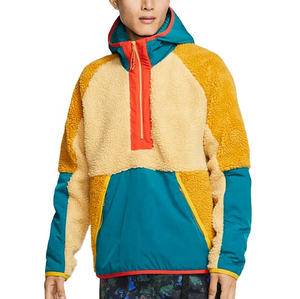 Sudadera con Capucha de Alta Calidad de Marca Personalizada Basics, Sudadera de Forro Polar con Media Cremallera para Hombre, Sudadera Unisex con Cuello Alto - Product Image 3