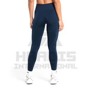 Mallas de Yoga de cintura alta para gimnasio para mujer, mallas elásticas personalizadas - Product Image 3