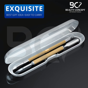 Gold Double Head Cuticle Pusher Peeler Stainless Steel Nail Polish Scraper Durable Reusable Double-Use Manicure Pedicure Cleaner - Product Image 5
