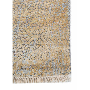 Alfombra Kavi Gris y Negra Anudada a Mano de Lana y Seda de Bambú Unstring Srb(159) con Patrón Abstracto para Uso Doméstico - Product Image 4