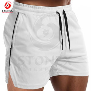 Short de sport décontracté à séchage rapide pour homme Short de sport réfléchissant avec poches pour l'entraînement de course ou de gymnastique - Product Image 6