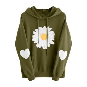 Custom Dtf Printed Cotton <b>Fleece</b> <b>Women</b> Hoodie Casual 2025 Loose <b>Tops</b> Pullover Female Winter Hoodies - Product Image 1