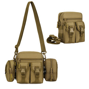 プロテクタープラスハイキング戦術スリングメッセンジャーマルチポケットアウトドアスポーツEDCユーティリティ防水ショルダークロスボディバッグ男性用 - Product Image 5