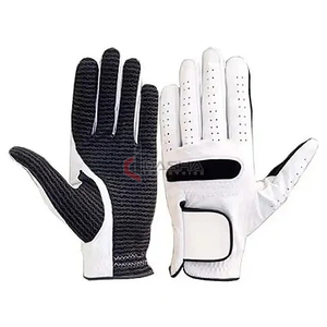 ผู้ผลิตขายส่งถุงมือกอล์ฟแบบ unisex สำหรับมือขวา หนัง Cabretta สีพื้น ระบายอากาศได้ดี สวมใส่สบาย รับทำโลโก้ตามสั่ง OEM - Product Image 1