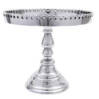 Événement Fête Célébration Alimentaire Gâteau Dessert Serveur Tasse Gâteau Serveur Stand Conception En Relief Arrondi En Métal Gâteau Stand