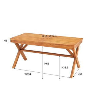 Ensemble table et banc pliants en bois de teck durable pour la salle à manger ou le jardin au design minimaliste et élégant - Product Image 3