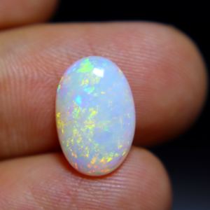 14X9X4MM โอปอลทรงหลังเบี้ยจากออสเตรเลียขนาด3.00กะรัตหินโอปอลแข็งหลายไฟทรงหลวมอัญมณีสำหรับทำเครื่องประดับ - Product Image 1