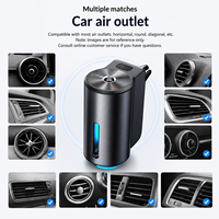 Mini humidificateur d'air de voiture 3 modes 10 ml, diffuseur intelligent de brume froide pour voiture, diffuseur rechargeable intelligent pour voiture avec 1 parfum