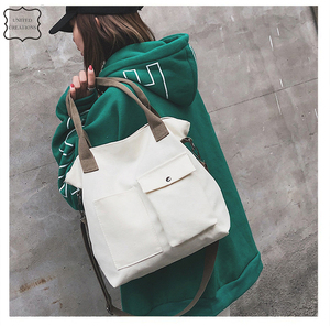 Ladies Tote <b>Briefcase</b> Professional Striped Shoulder Bag Large Capacity Canvas Bag <b>Women</b> Organic Cotton Canvas Tote Bag Dual Tone - Product Image 6