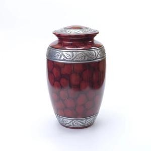 Urne de crémation en gros en aluminium de qualité supérieure pour cendres humaines impression de cheval grande urne de crémation en métal pour urne de souvenir adulte - Product Image 6