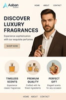 Perfume Online Store Desarrollo de sitios web Expertos web de confianza que ofrecen plataformas de comercio electrónico asequibles y creativas