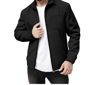 Custom Design and Color Casual Men's Varsity <b>Jacket</b> Quick Dry Breathable <b>Waterproof</b> Embroidery Stand Collar Zipper - Product Image 4